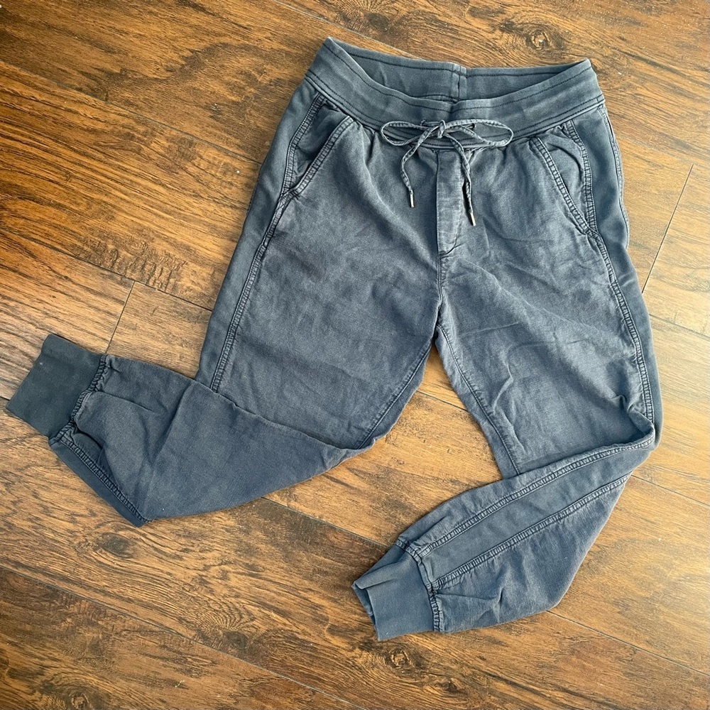GAP Cotton Linen Utility Jogger In Vintage Navy Size Small